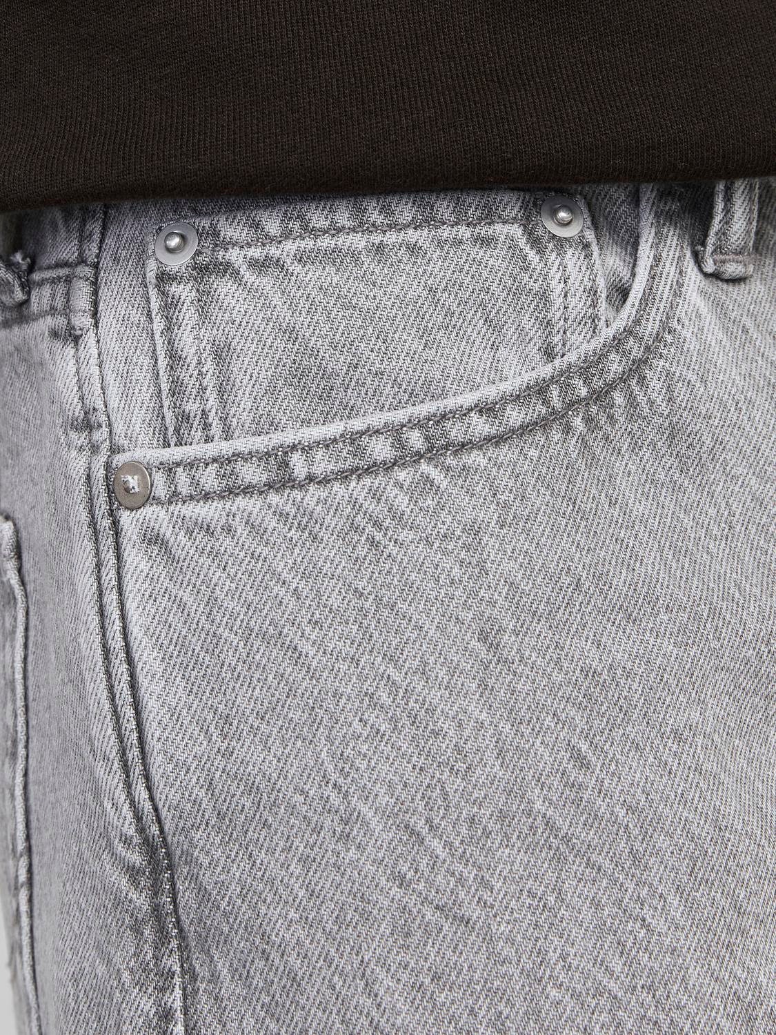 Jack & Jones Loose Fit Jeans Shorts -Grey Denim - 12249069