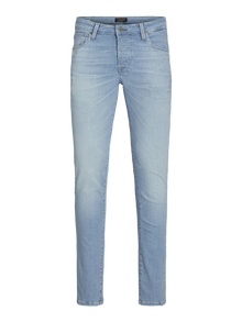 Jack & Jones JJIGLENN JJICON JJ 259 50SPS NOOS Priglundantys džinsai -Blue Denim - 12249071