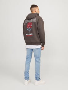 Jack & Jones JJIGLENN JJICON JJ 259 50SPS NOOS Priglundantys džinsai -Blue Denim - 12249071