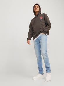Jack & Jones JJIGLENN JJICON JJ 259 50SPS NOOS Priglundantys džinsai -Blue Denim - 12249071