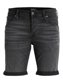 Jack & Jones Regular Fit Jeans-Shorts -Black Denim - 12249085