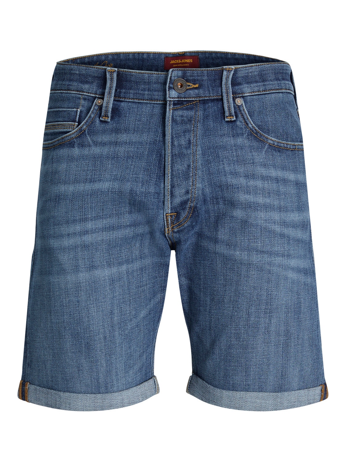 Jack & Jones Relaxed Fit Jeans Shorts -Blue Denim - 12249092