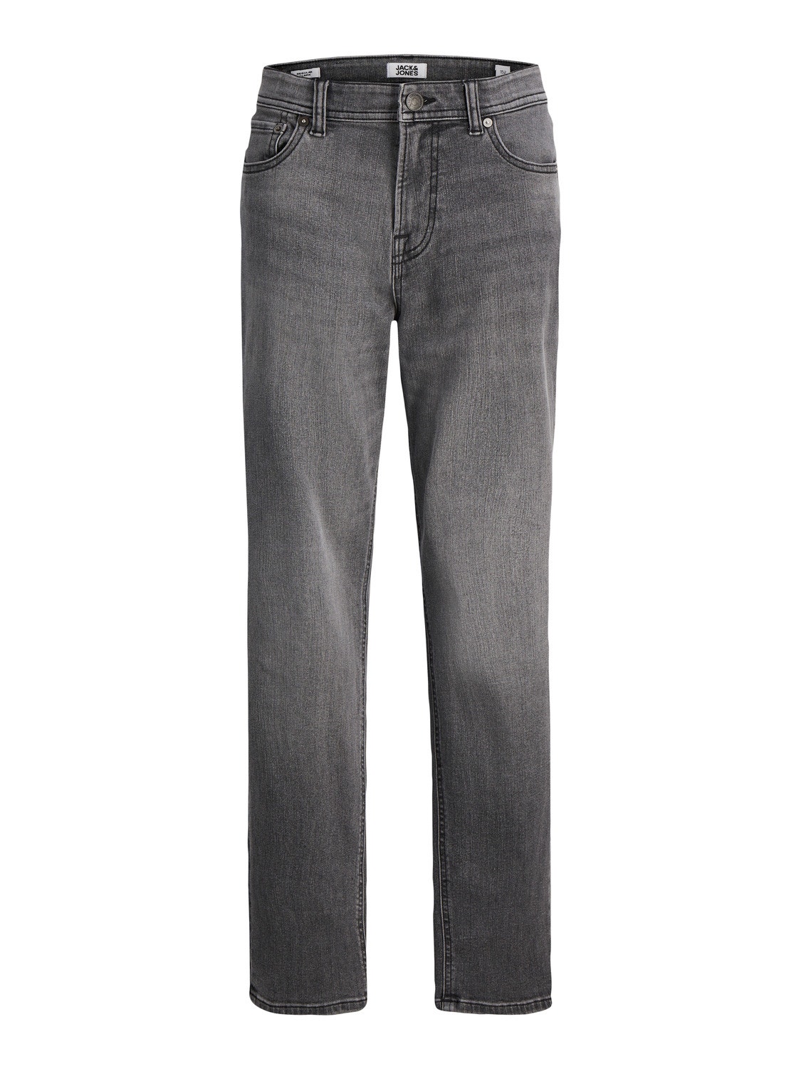Jack & Jones JJICLARK JJORIG STRETCH SQ 349 SN Regular fit jeans Til drenge -Grey Denim - 12249093
