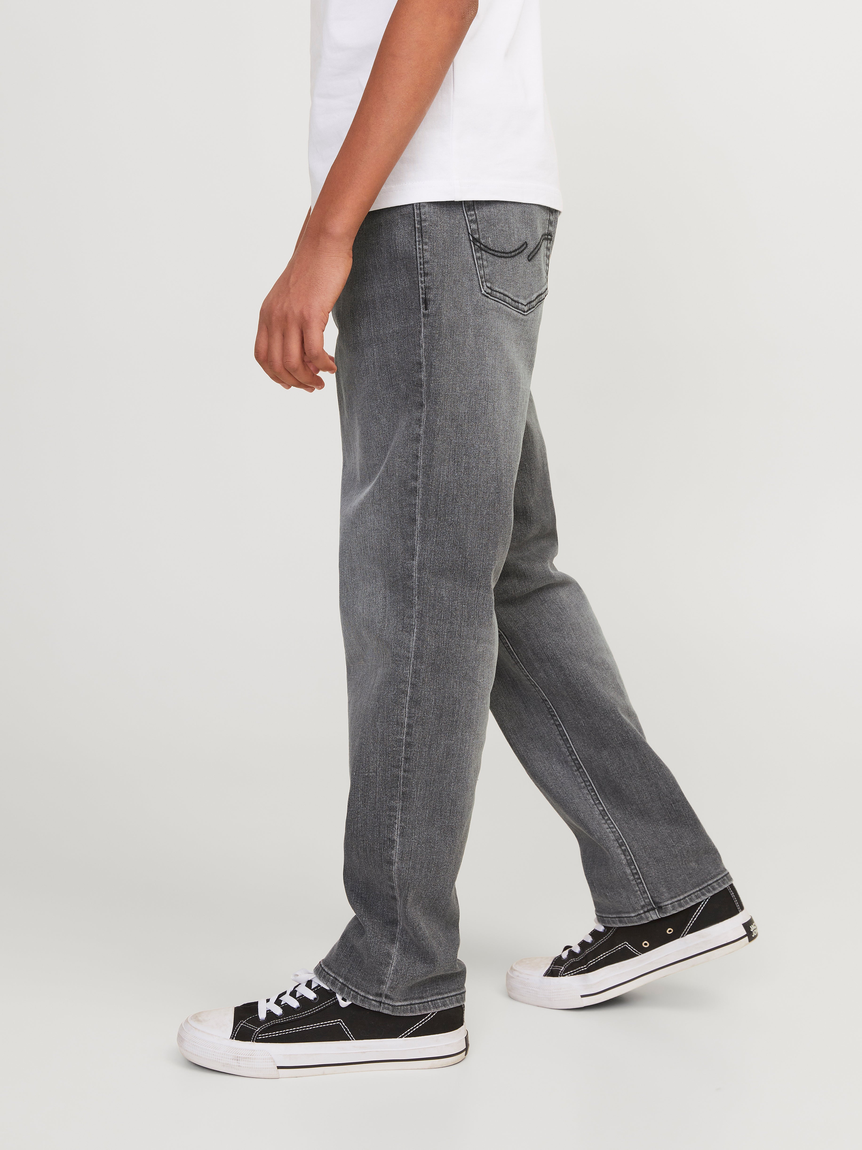 JACK&JONES Jeans Bambino JJICLARK JJORIG Stretch SQ 702 - Blu Denim, Vestibilità Regolare, 5 Tasche