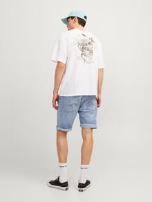 Jack & Jones Krój swobodny Szorty -Blue Denim - 12249095