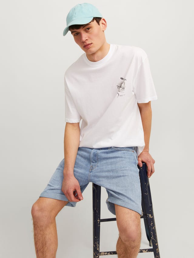 Jack & Jones Relaxed Fit Jeans-Shorts - 12249095