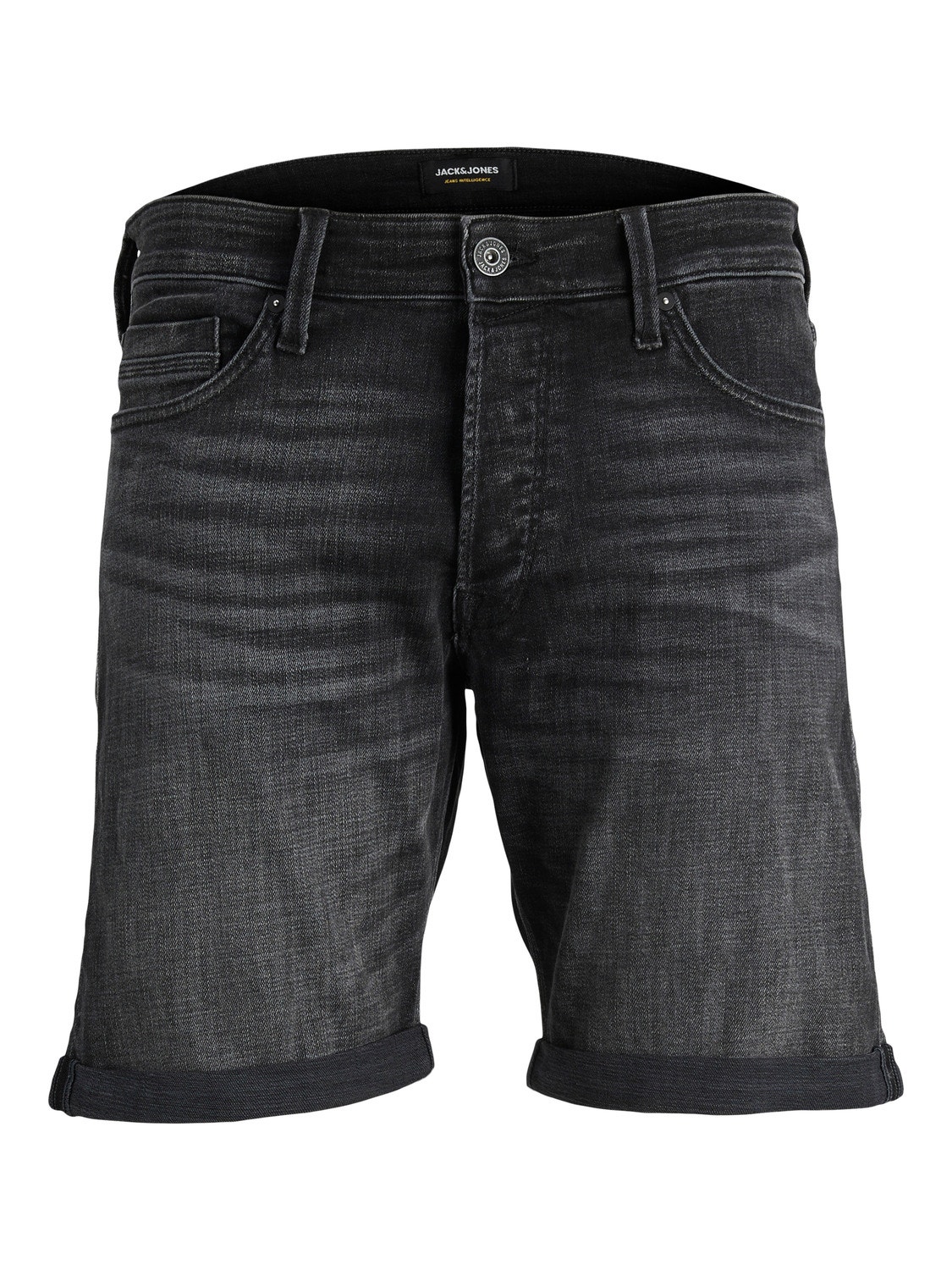 Jack & Jones Relaxed Fit Denim shorts -Black Denim - 12249098