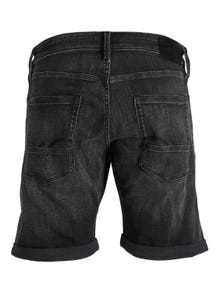 Jack & Jones Relaxed Fit Jeans-Shorts -Black Denim - 12249098