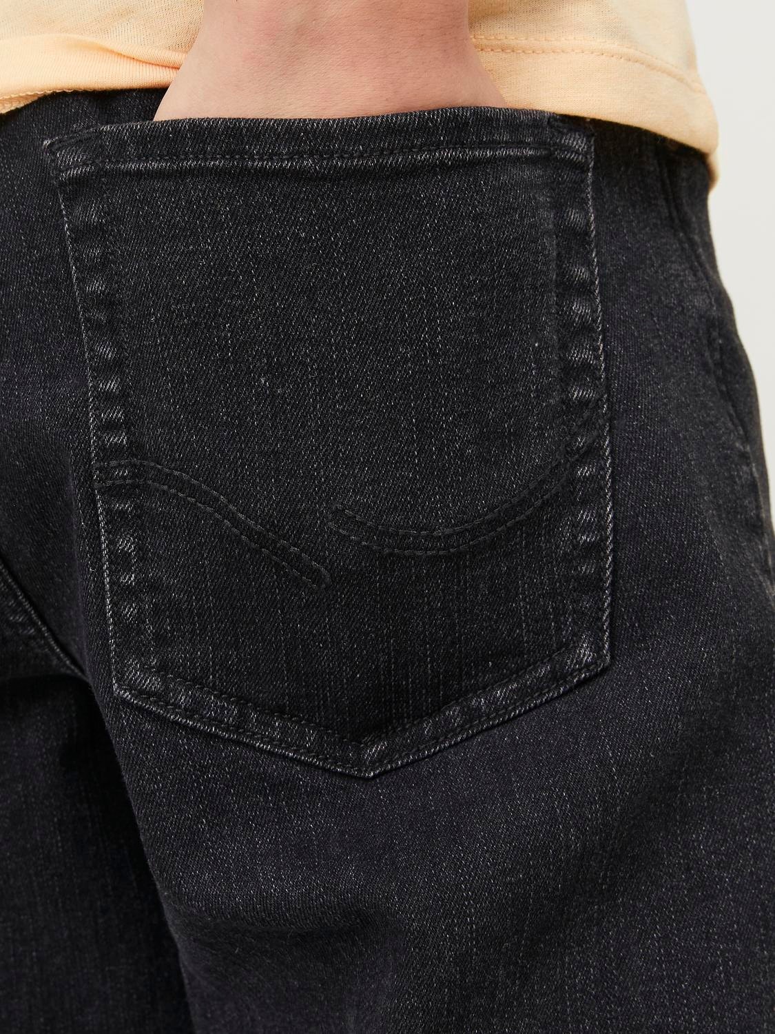 Jack & Jones JJICLARK JJORIG STRETCH SQ 356 Regular fit Jeans Voor jongens -Black Denim - 12249101