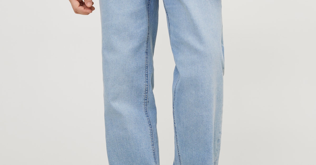 JACK&JONES Jeans Bambino JJICLARK JJORIG Stretch SQ 702 - Blu Denim, Vestibilità Regolare, 5 Tasche