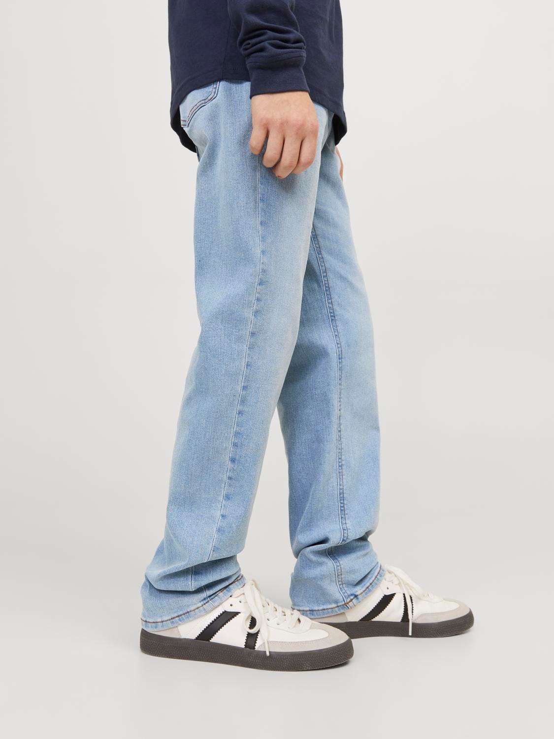 Jack & Jones JJICLARK JJORIG STRETCH SQ 702 SN Regular fit jeans Til drenge -Blue Denim - 12249108