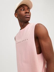 Jack & Jones Gedruckt Rundhals Tanktop -Pink Nectar - 12249131