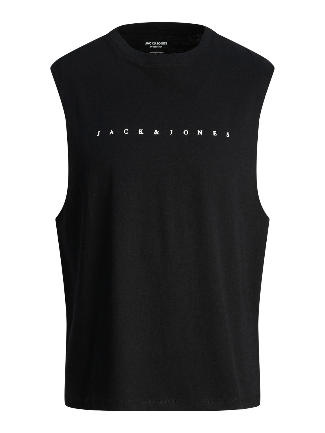 Jack & Jones Printed Crew neck T-shirt -Black - 12249131