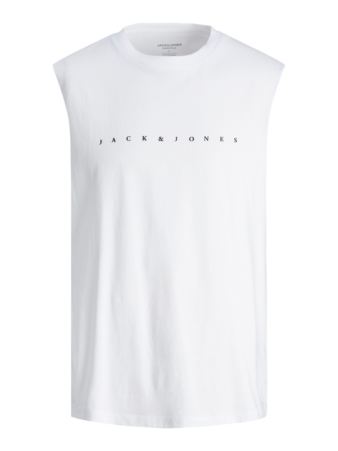 Jack & Jones Bedrukt Ronde hals T-shirt -White - 12249131
