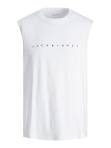 Jack & Jones Camiseta Estampado Cuello redondo -White - 12249131