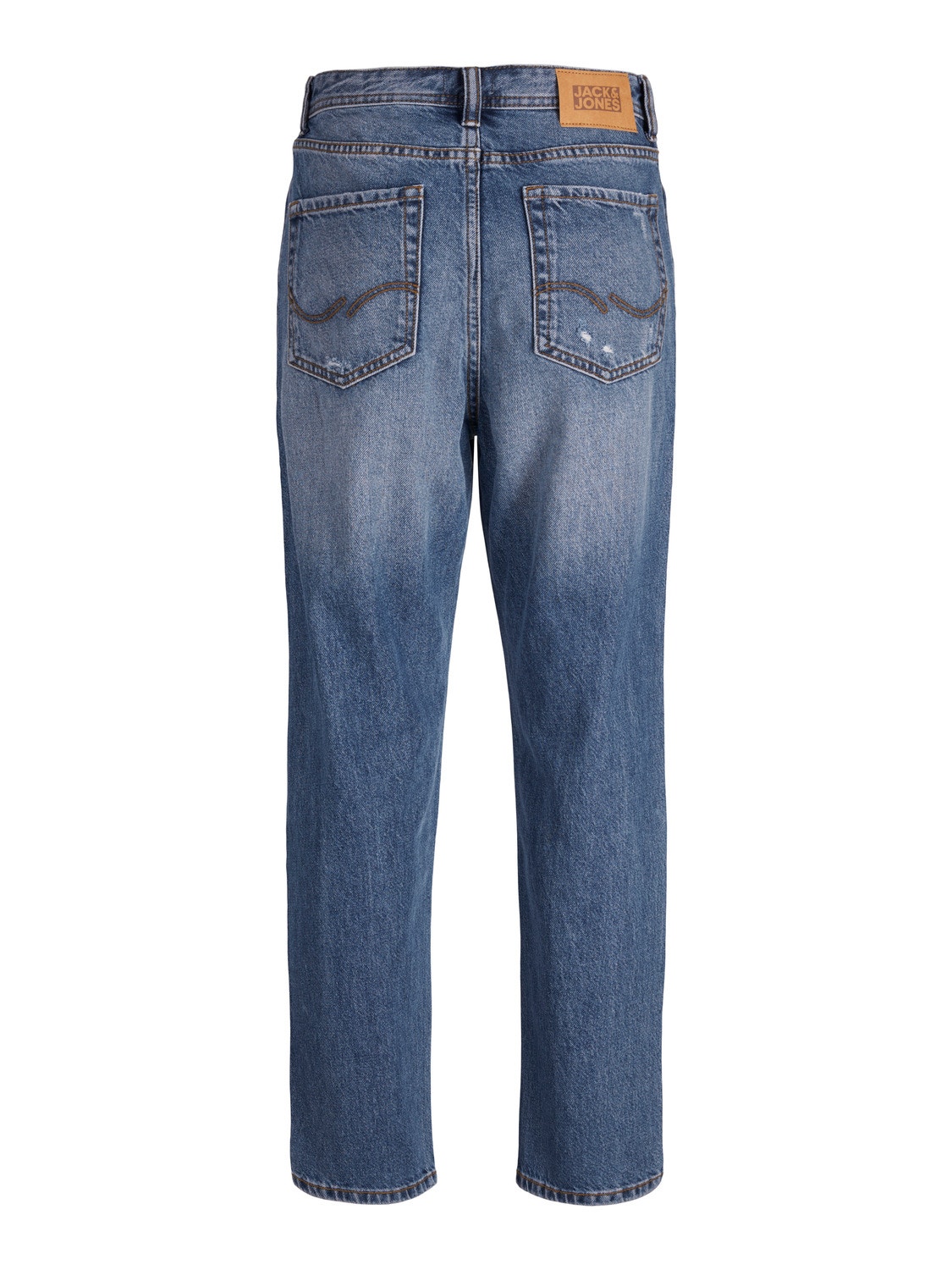 Jack & Jones JJICHRIS JJORIGINAL SQ 596 Relaxed Fit Jeans Voor jongens -Blue Denim - 12249132