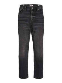 Jack & Jones JJICHRIS JJORIGINAL SQ 602 NOOS JNR Jeansy o swobodnym kroju Junior -Black Denim - 12249138