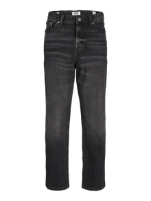 Jack & Jones JJICHRIS JJORIGINAL SQ 602 Relaxed Fit Jeans For boys -Black Denim - 12249138