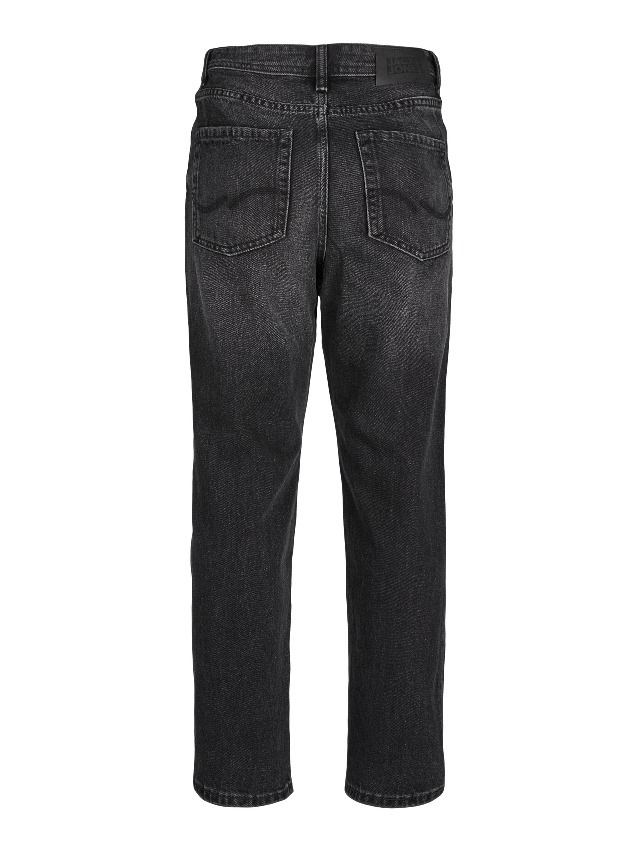 Jack & Jones JJICHRIS JJORIGINAL SQ 602 Relaxed Fit Jeans For boys -Black Denim - 12249138