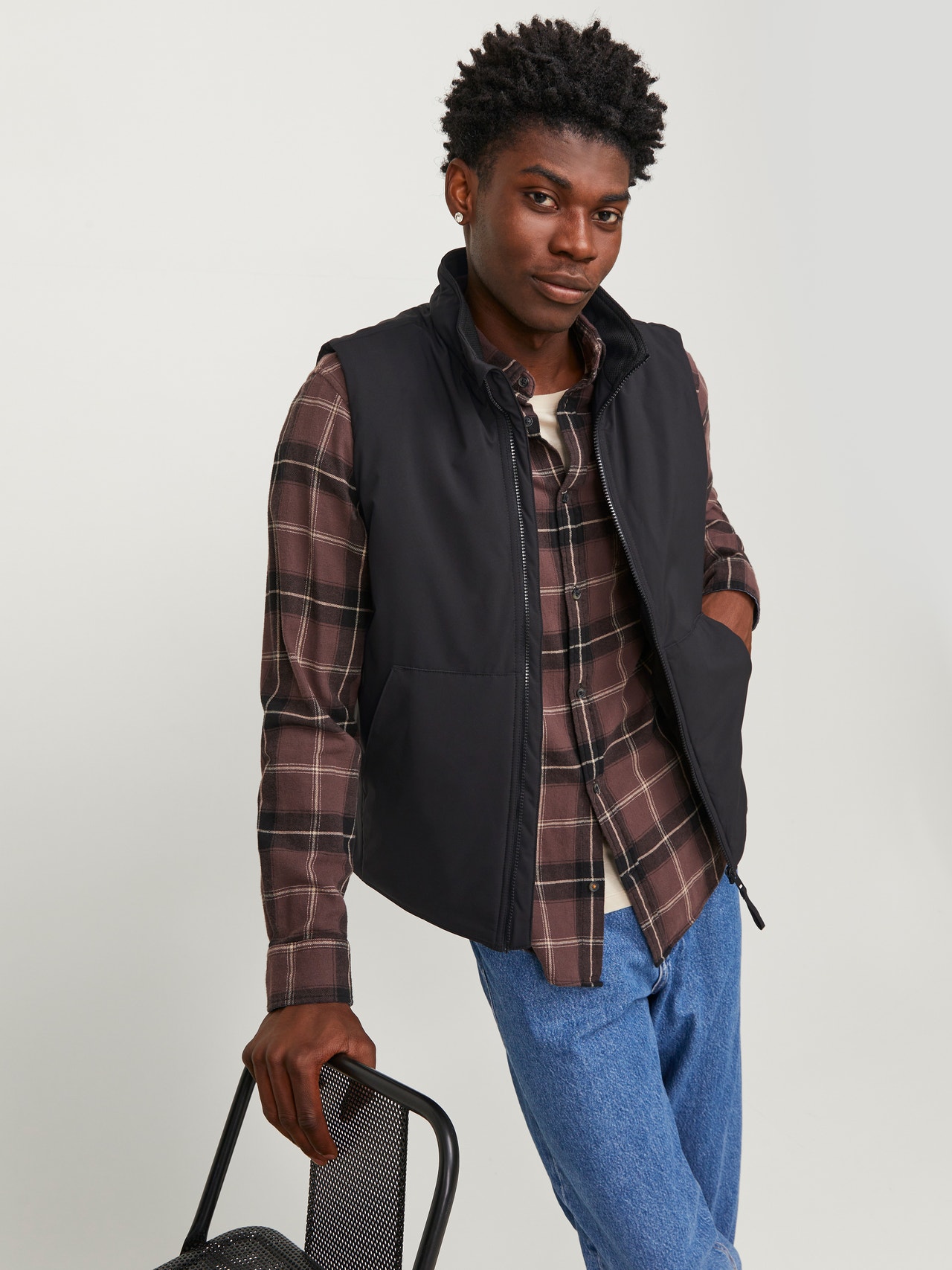 JACK & JONES Jprblubrook Gilet Reversibile Uomo JACK & JONES Jprblubrook Gilet Reversibile Uomo
