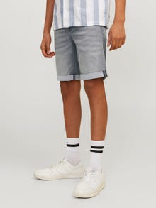 Jack & Jones Regular Fit Shorts med normal passform För pojkar -Grey Denim - 12249173