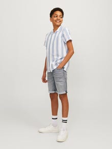 Jack & Jones Klasikinis kirpimas Klasikinio kirpimo šortai Jaunimui -Grey Denim - 12249173