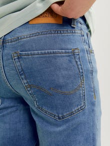 Jack & Jones Regular Fit Shorts med normal passform For gutter -Blue Denim - 12249175
