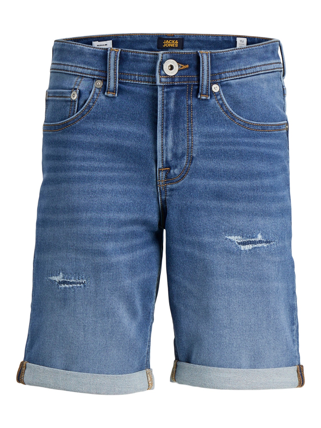 Jack & Jones Regular Fit Short coupe classique Pour les garçons -Blue Denim - 12249186