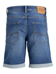 Jack & Jones Regular Fit Shorts med normal passform For gutter -Blue Denim - 12249186