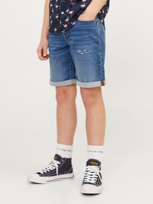 Jack & Jones Regular Fit Regular fit shorts For boys -Blue Denim - 12249186