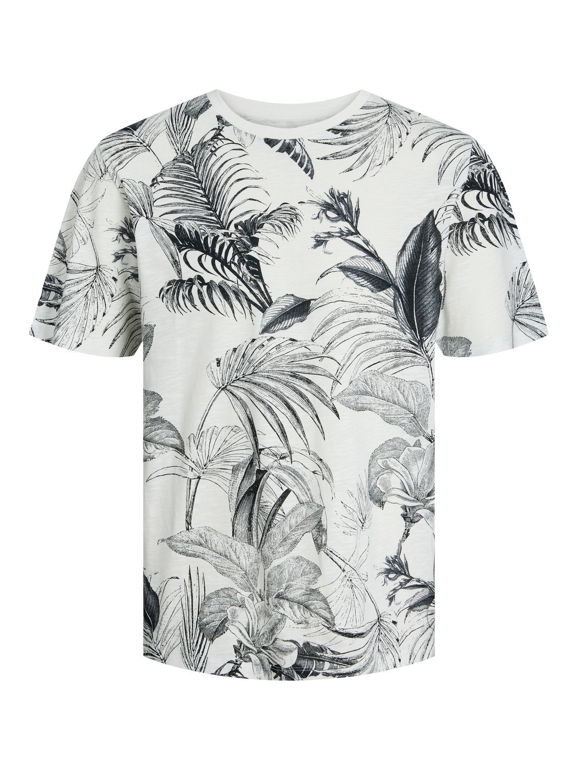 Jack & Jones T-shirt Estampado total Decote Redondo -Cloud Dancer - 12249188