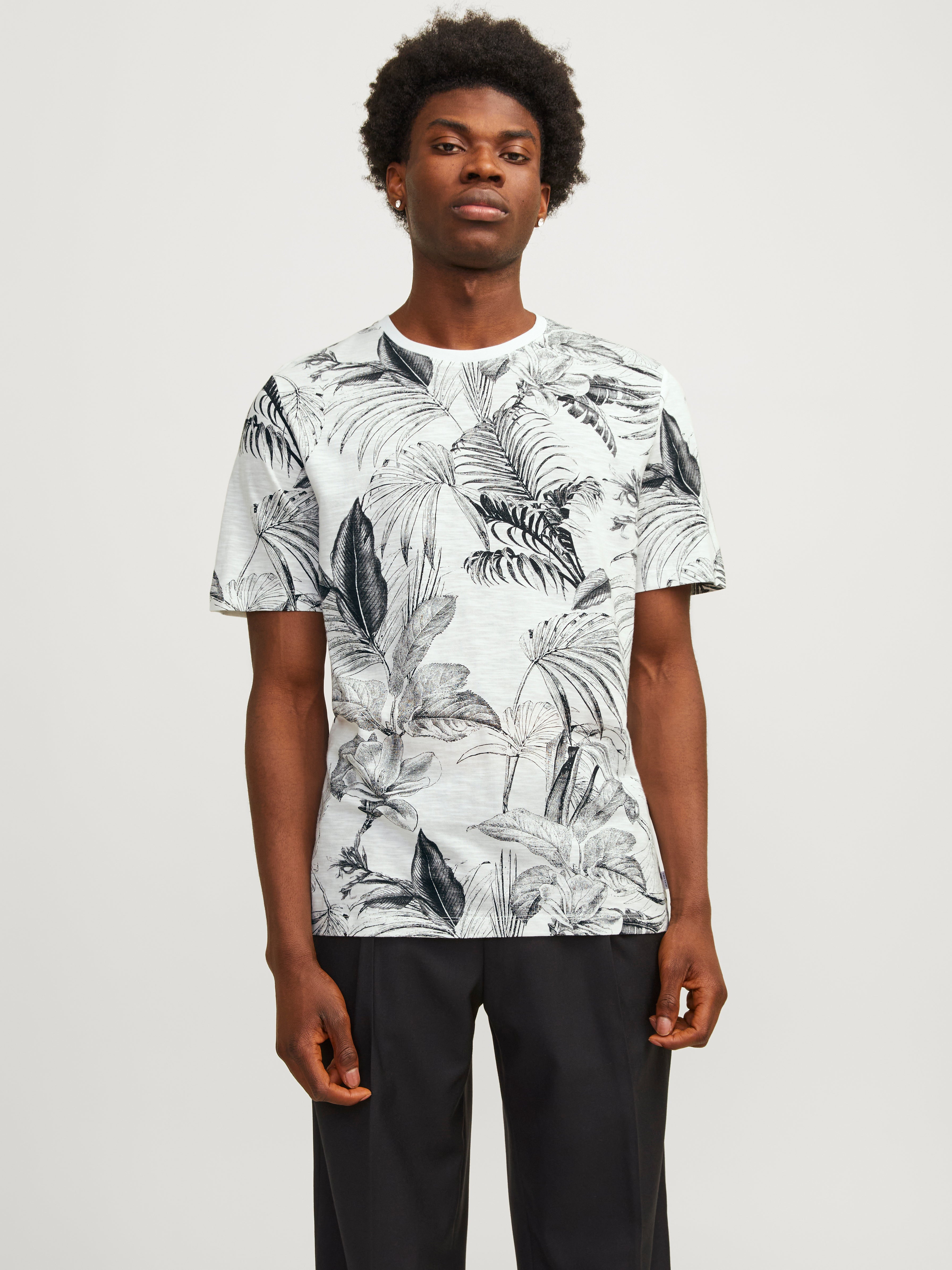 All Over Print Crew neck T-shirt
