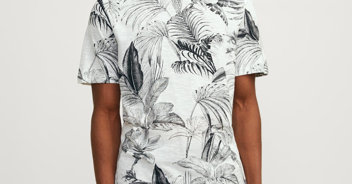 All Over Print Crew neck T-shirt