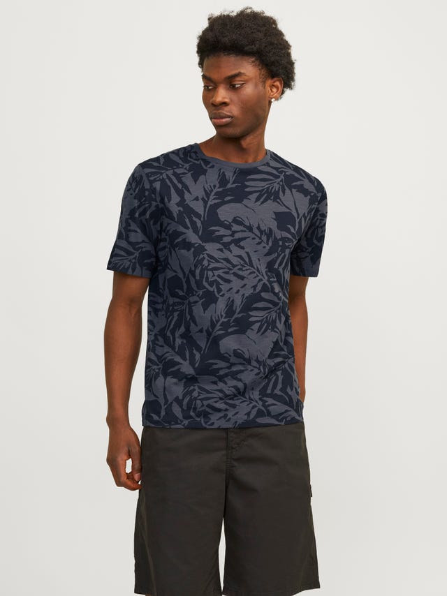 Jack & Jones All Over Print O-hals T-skjorte - 12249188