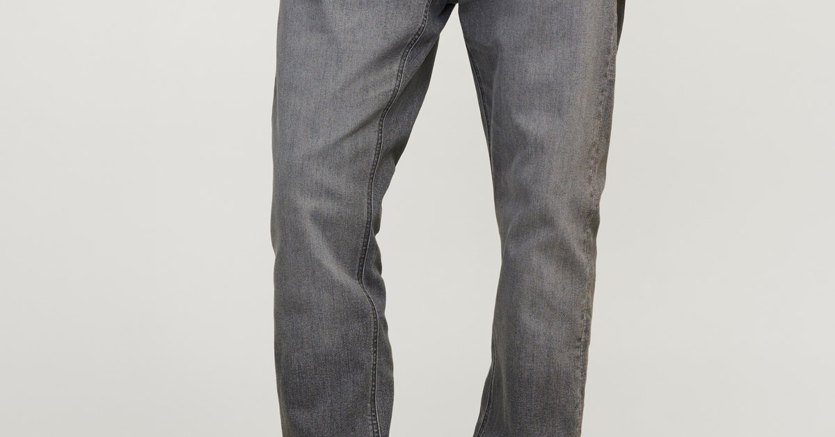 Jack & Jones Jack&Jones Plus Size spijkerbroek denim grijs effen slim fit - Nu 20% korting