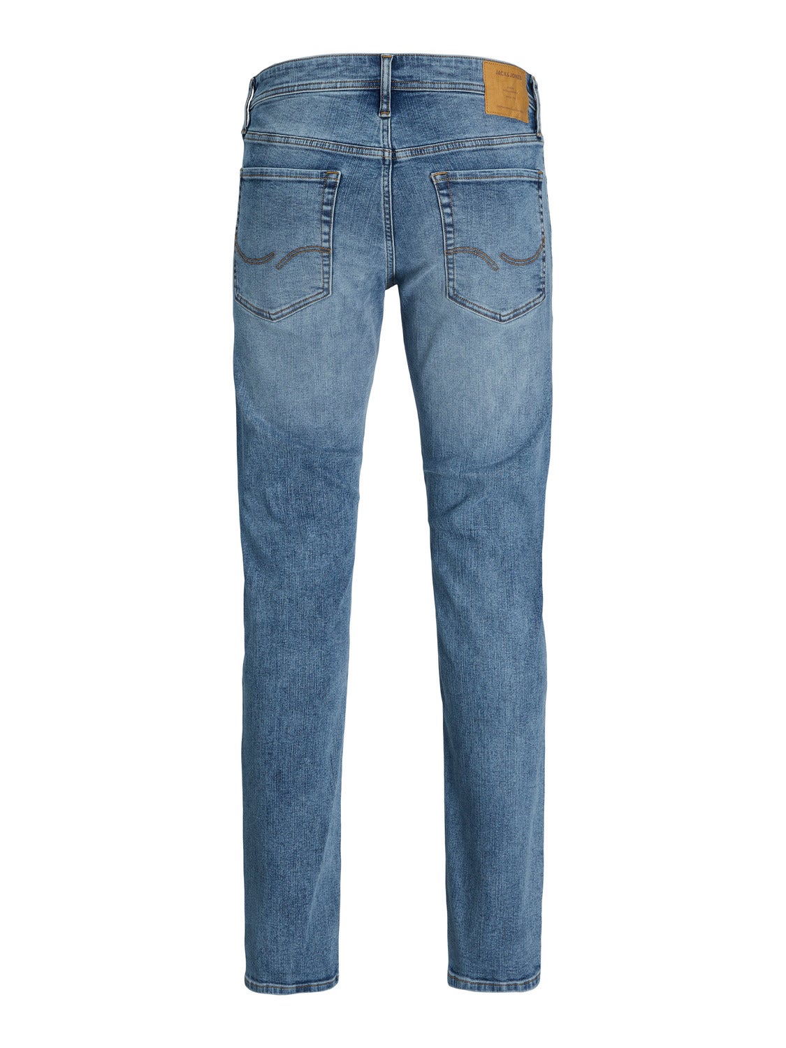 Jack & Jones JJIGLENN JJORIGINAL SQ 704 Slim fit Džíny -Blue Denim - 12249191
