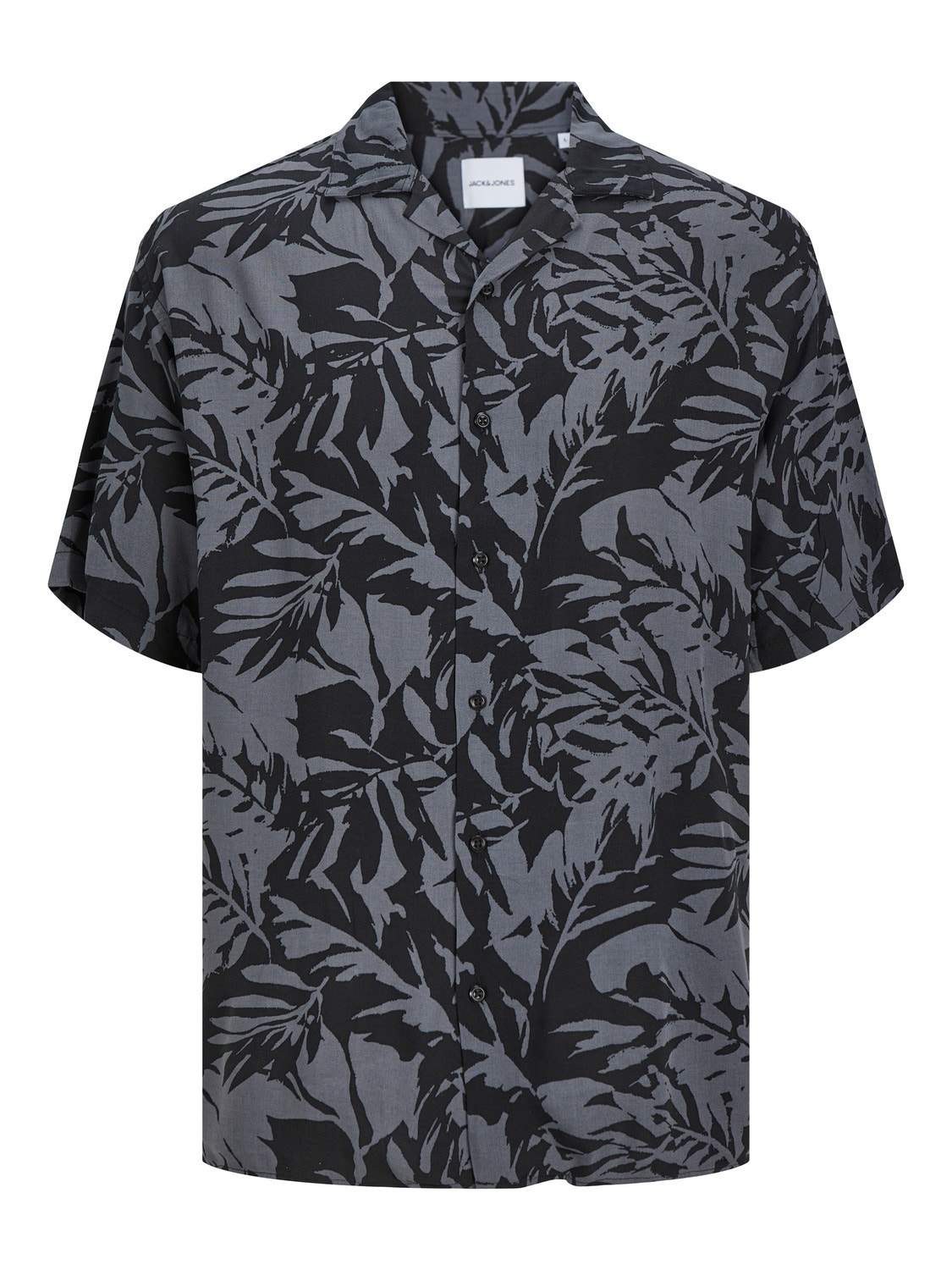 Jack & Jones Relaxed Fit Resort overhemd -Asphalt - 12249210