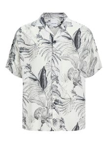Jack & Jones Relaxed Fit Resort shirt -Cloud Dancer - 12249210