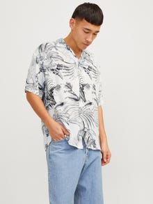 Jack & Jones Relaxed Fit Tropikalna -Cloud Dancer - 12249210