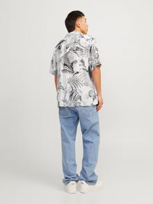 Jack & Jones Relaxed Fit Tropikalna -Cloud Dancer - 12249210