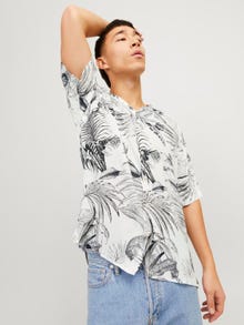 Jack & Jones Relaxed Fit Resort shirt -Cloud Dancer - 12249210