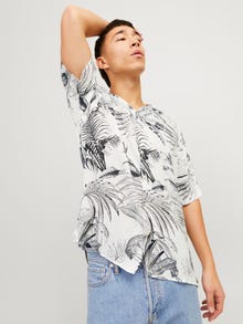 Jack & Jones Relaxed Fit Tropikalna -Cloud Dancer - 12249210