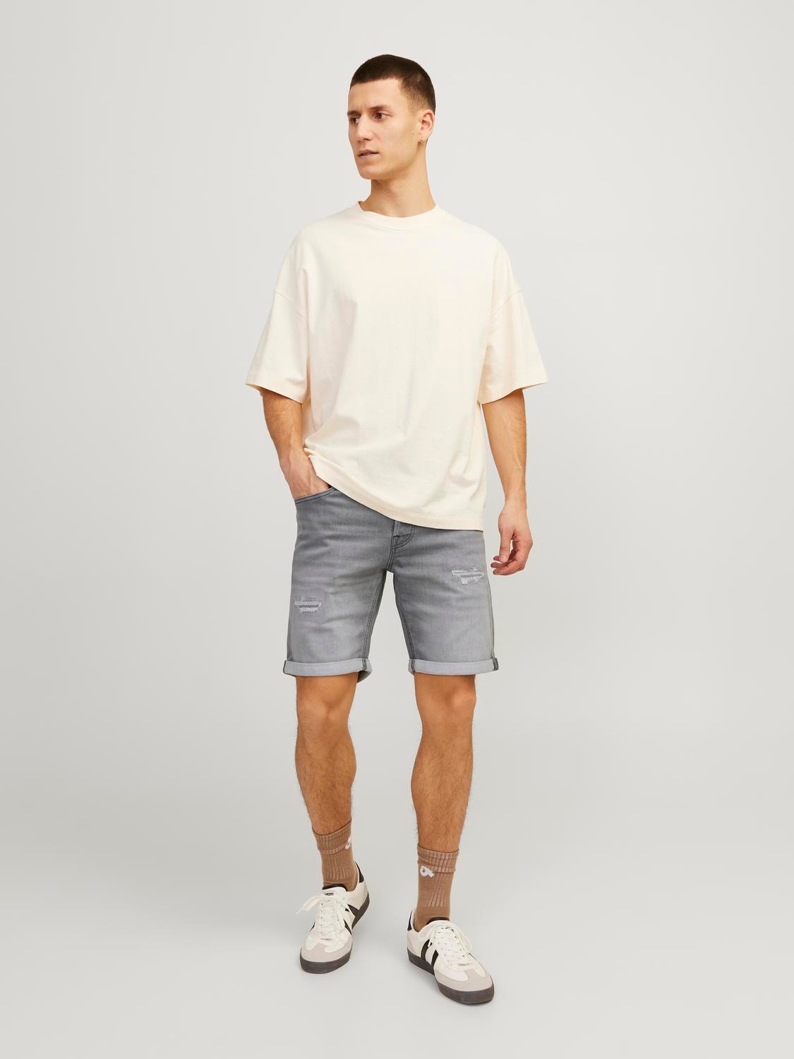 Jack & Jones Regular Fit Denim shorts -Grey Denim - 12249212