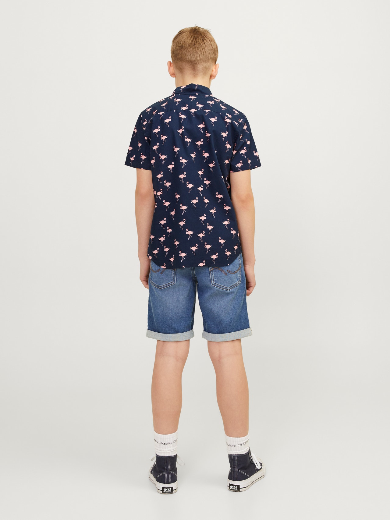 Jack & Jones Koszula Dla chłopców -Navy Blazer - 12249227