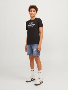 Jack & Jones Relaxed Fit Džínové kraťasy Junior -Blue Denim - 12249228