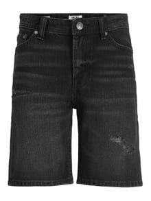 Jack & Jones Relaxed Fit Calções de Ganga Para meninos -Black Denim - 12249232