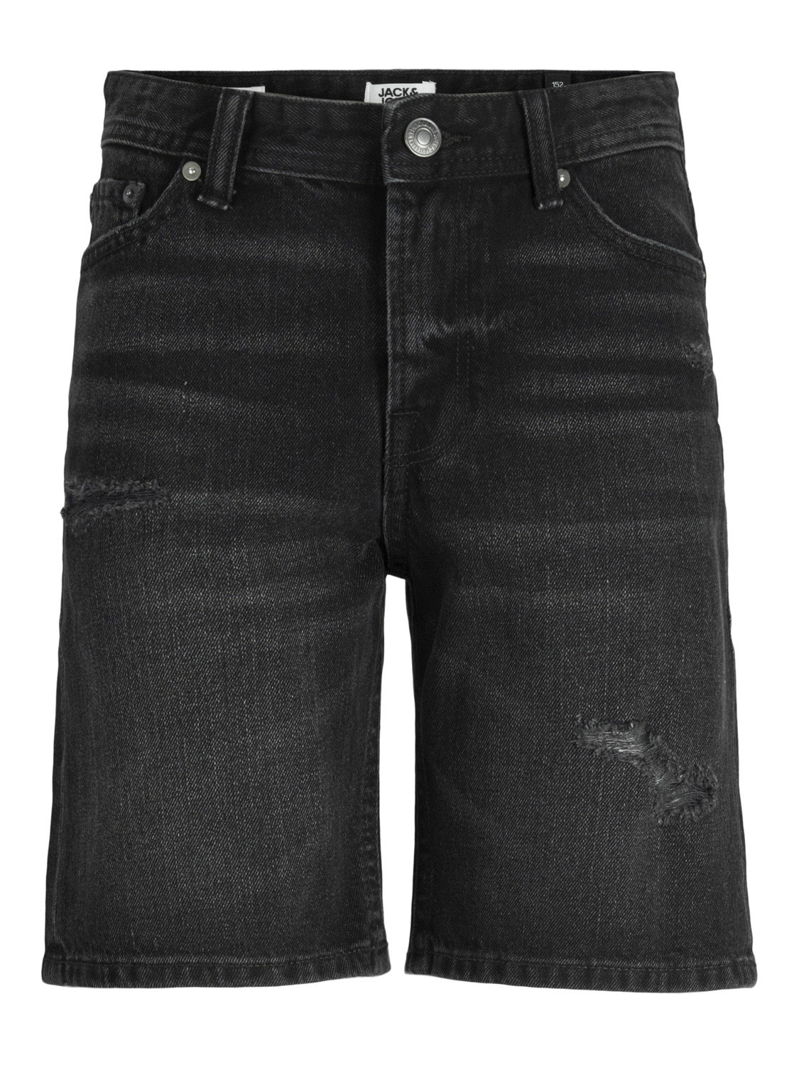 Jack & Jones Relaxed Fit Džínové kraťasy Junior -Black Denim - 12249232