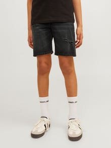 Jack & Jones Relaxed Fit Calções de Ganga Para meninos -Black Denim - 12249232