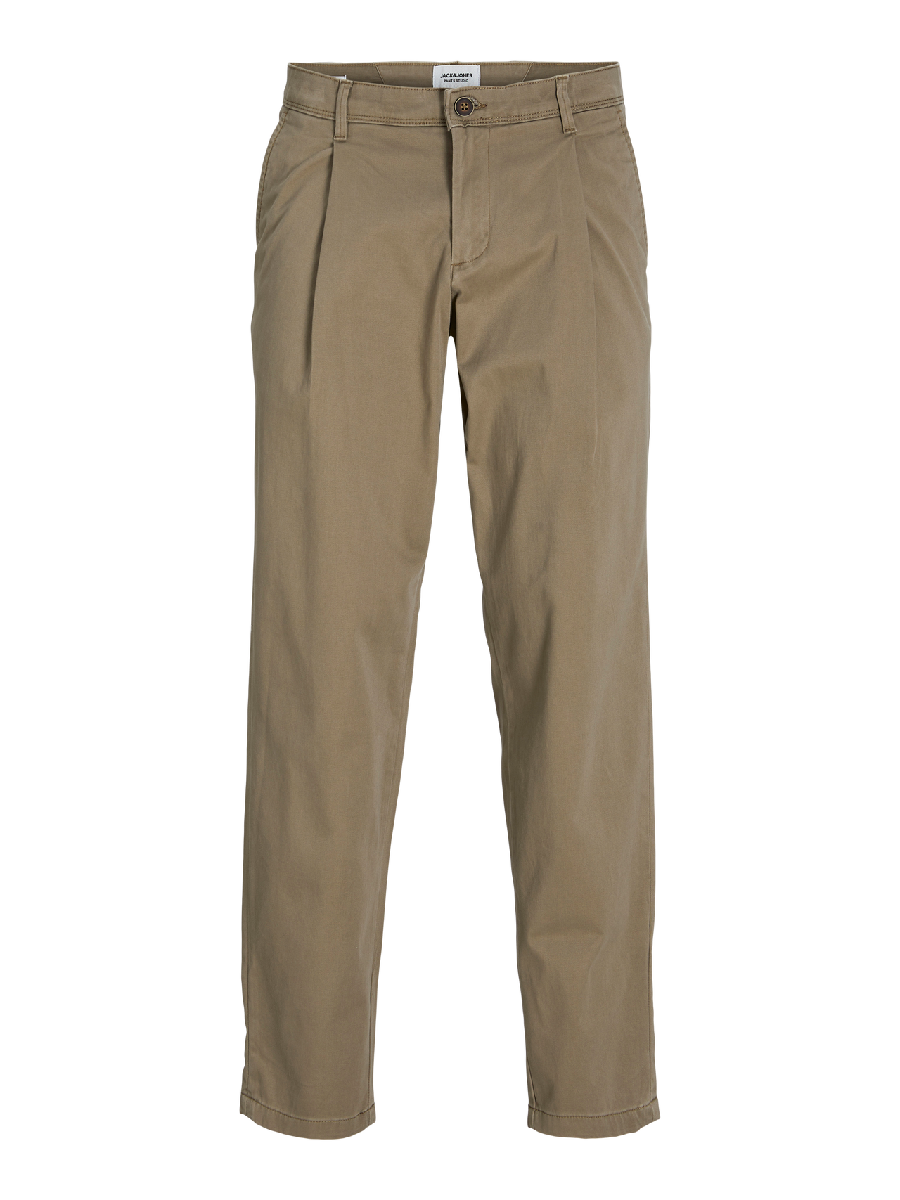 Jack & Jones Παντελόνι Wide Fit Chinos -Beige - 12249246