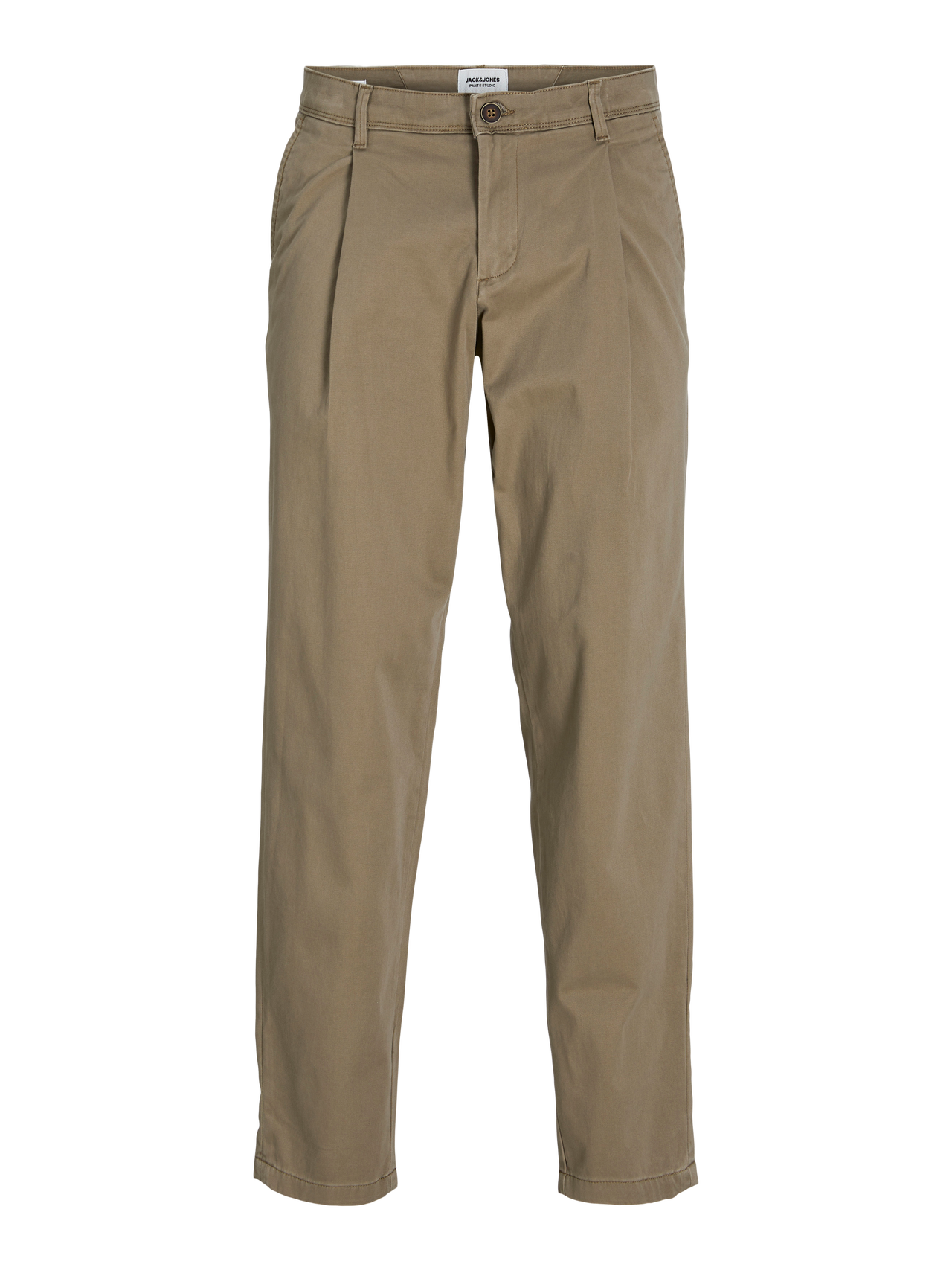 Jack & Jones Wide Fit Spodnie chino -Beige - 12249246